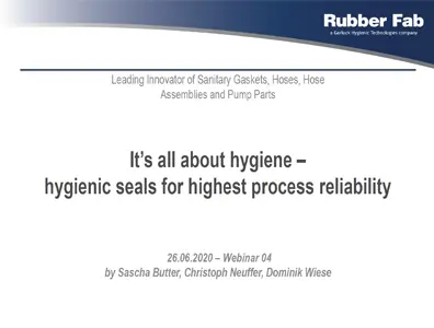 It’s All About the Hygiene