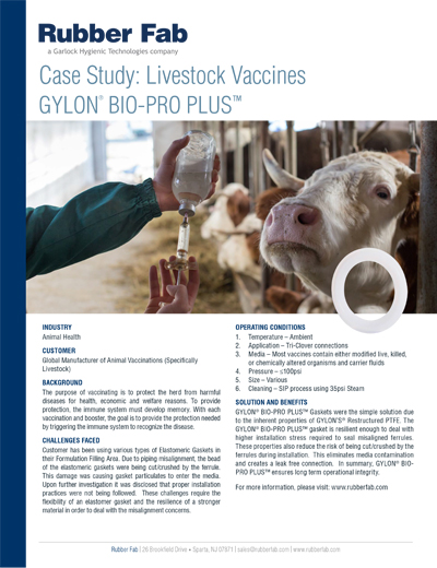 Livestock Vaccines and GYLON® Bio-Pro Plus™